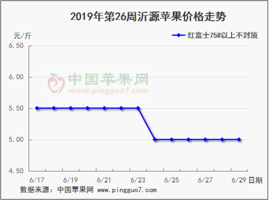 2019年第26周蘋果行情分析預(yù)測539